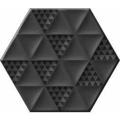 Malmo hexa black  Керамогранит